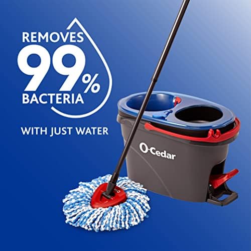 O-Cedar Microfiber Cloth Mop Refill 1-Pack Durable Bacteria-Killing Efficient Cleaning