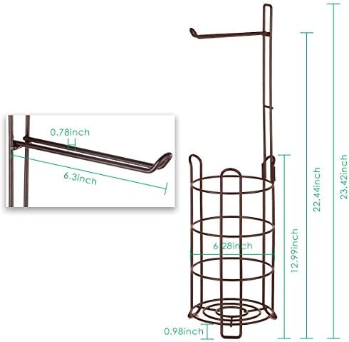 TomCare 4 Rolls Toilet Paper Holder with Bronze