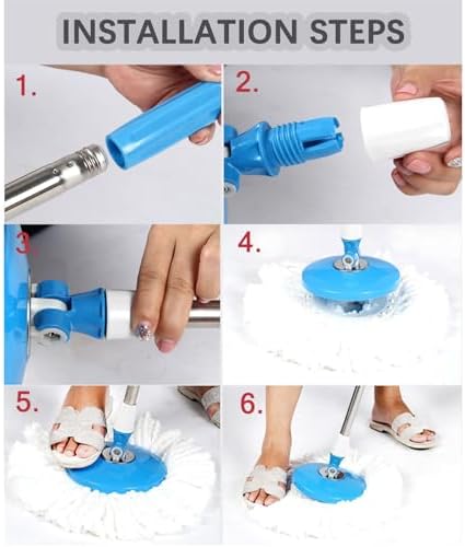 360-Degree Spin Mop Handle Replacement