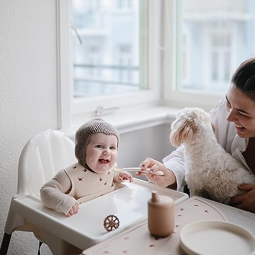 Vivid Silicone Baby Feeding Spoons 2-Piece Set