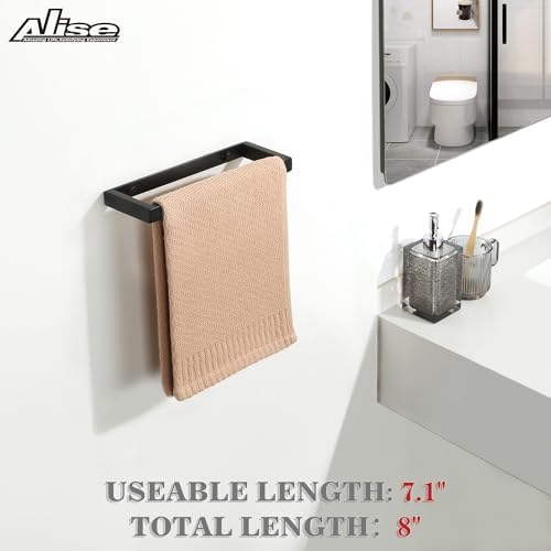 Alise Bath towel bar stainless steel elegant matte black