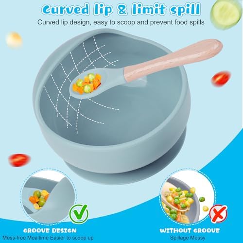 Silicone Baby Feeding Set 6 pcs BPA-Free