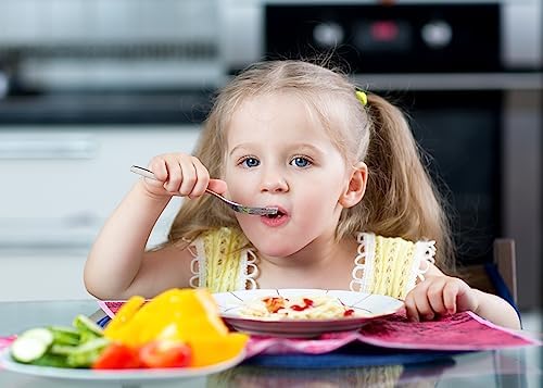 Stainless Steel Kids Fork Set Fun Design for Meals