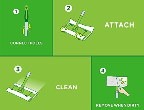 Swiffer Sweeper Pro Cloth Professional - 16 Deep-Cut Pet-Soft Dust-Trap