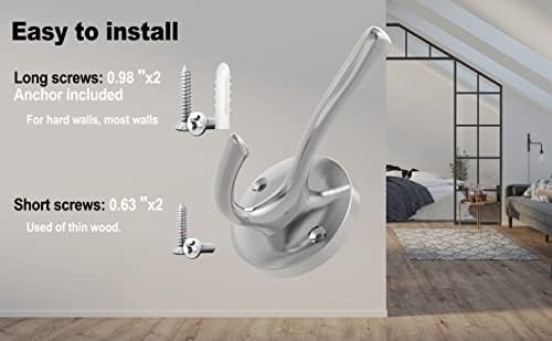Double-Packed Impressions Collection Wall Towel Hooks