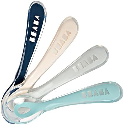 BEABA Soft Silicone Toddler Spoons