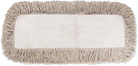 Boardwalk BWK1336 36 in x 5 in Industrial Washable Dust Mop Head - White