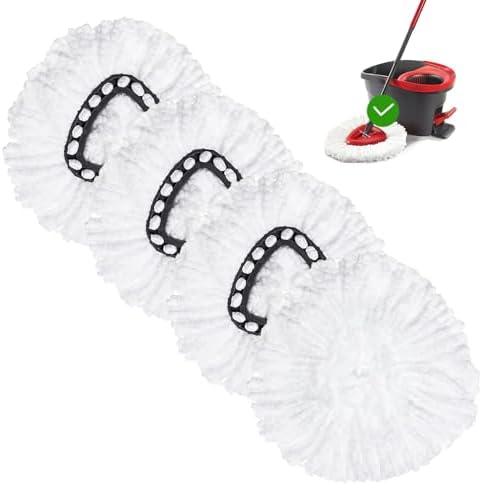 FOOKCIAN4-Pack Spin Mop Refill