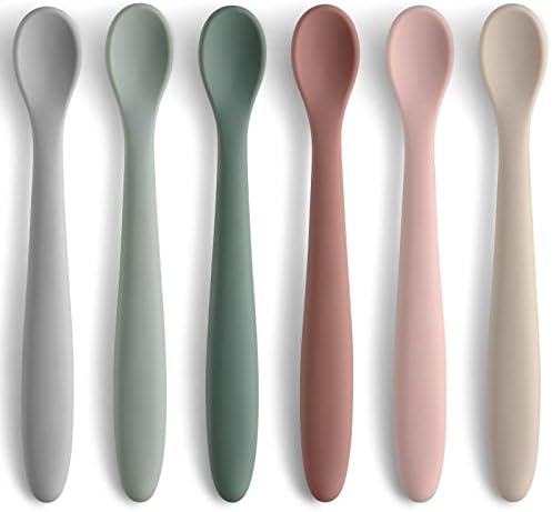 Perfect for Babies 6-Piece Silicone Feeding Spoons