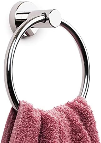 Marmolux ACC Chrome Towel Ring Hand Towel Holder for Bathroom Wall