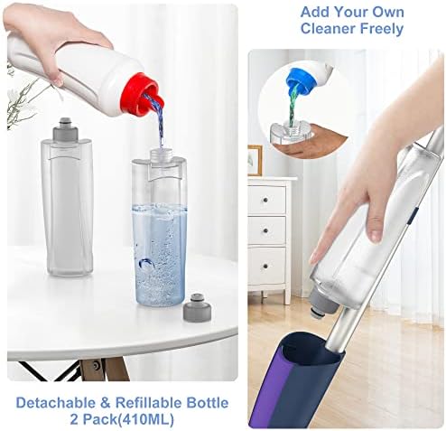 Long-Lasting Microfiber Spray Mop for Wood Floors