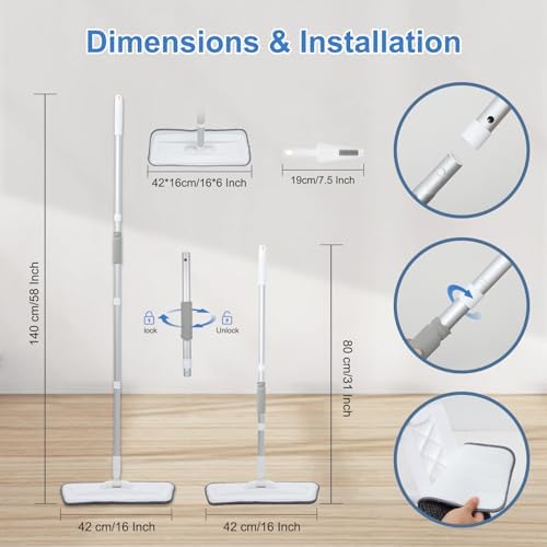 Microfiber Flat Floor Mop