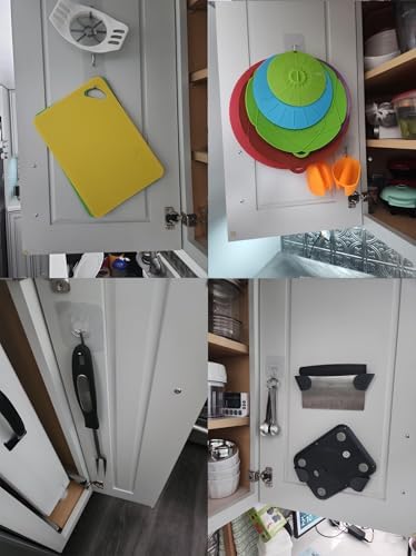Adhesive Hangers for Walls Strong Durable for Bathroom Kitchen More