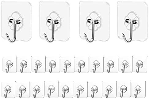 Adhesive Hangers for Walls Strong Durable for Bathroom Kitchen More