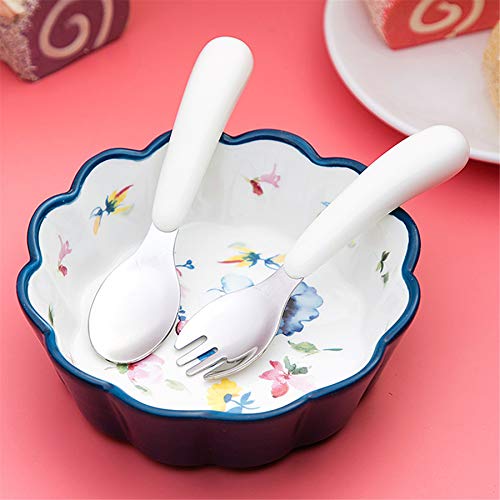 Kirecoo 2-Piece Toddler Set Sturdy Safe for Self-Feeding