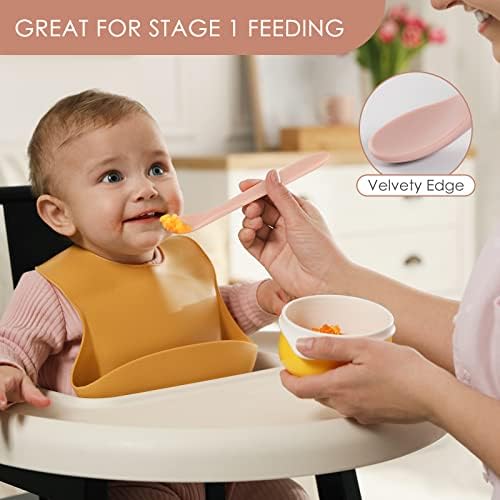 Perfect for Babies 6-Piece Silicone Feeding Spoons