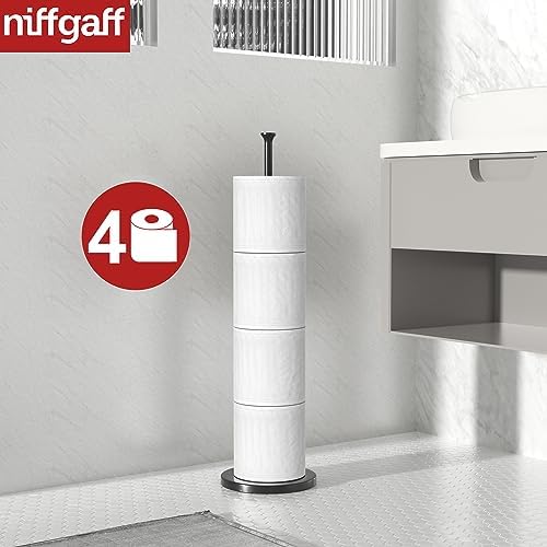 NiffGaff Toilet Paper Holder Stand