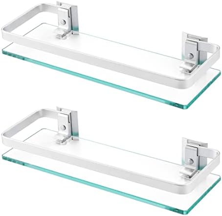 Sturdy Glass Shelves for Bathroom Storage Durable 8MM Tempered Glass
