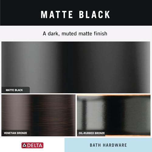 Delta Nicoli 4-Pack Bathroom Set Matte Black