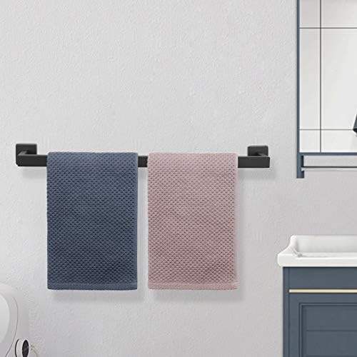 Sturdy stainless steel towel bar for bathroom use Matte Black Premium Quality