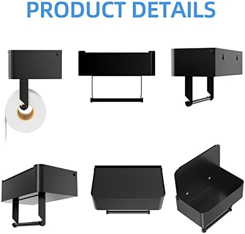 JUYSON Eco-Friendly Toilet Paper Holder - Wall-Mounted Easy to Use