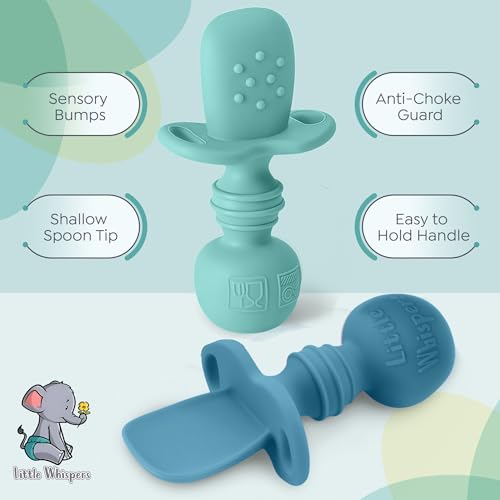 Affordable Kids Silicone Spoons That Self-Feed