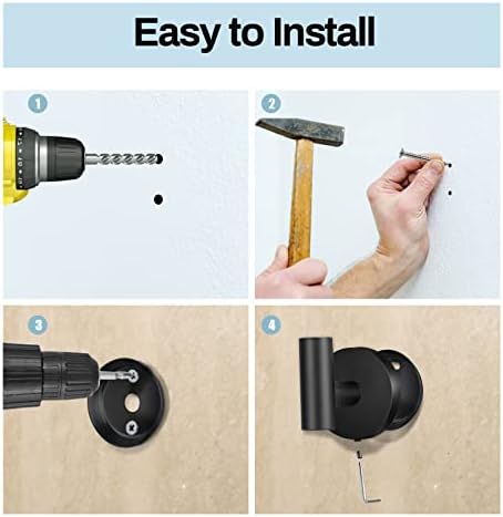 Kruodop 2-Piece Wall-Mount Bathroom Towel Coating Holder