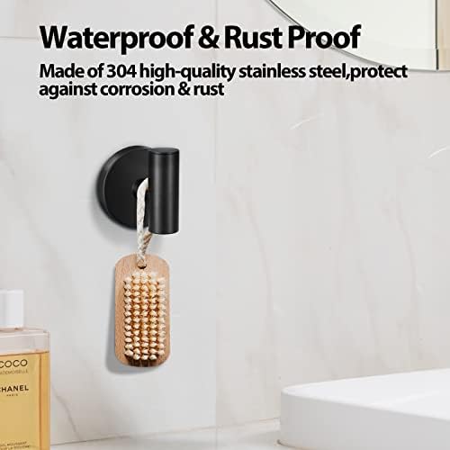 Kruodop 2-Piece Wall-Mount Bathroom Towel Coating Holder