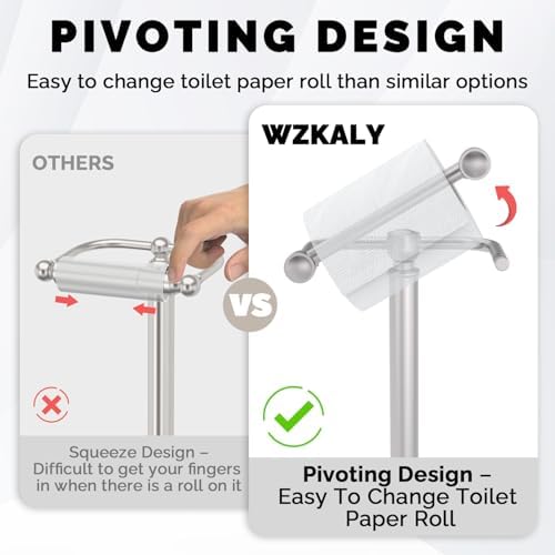 Premium 304 Stainless Steel Toilet Paper Holder