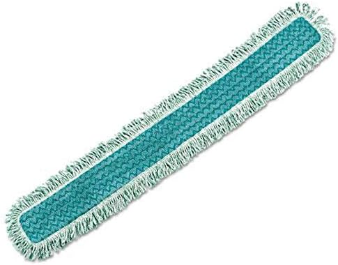48-inch Hygen Dust Microfiber Mop Heads with Fringe Green