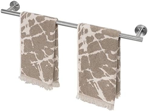 HITSLAM Brushed Nickel 257-Inch Wall-Mounted Towel Bar for Bathroom
