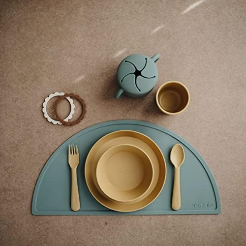 Mushie Kids Fork and Spoon Set Made in Denmark Blush