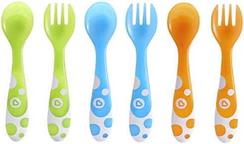 Munchkin Munchkins Multi-Piece Toddler Forks and Spoons 6-Pack