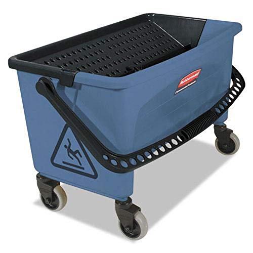 Rubbermaid Finish Mop Bucket with Press Wringer 26 Blue 1