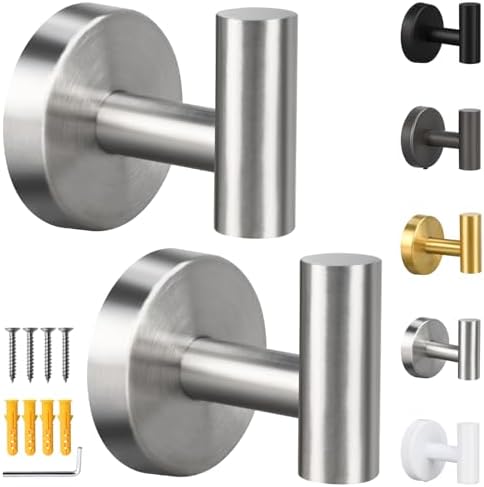 Sturdy towel hooks for Bathroom Kitchen Use