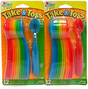 First Years Take Toss infant spoons