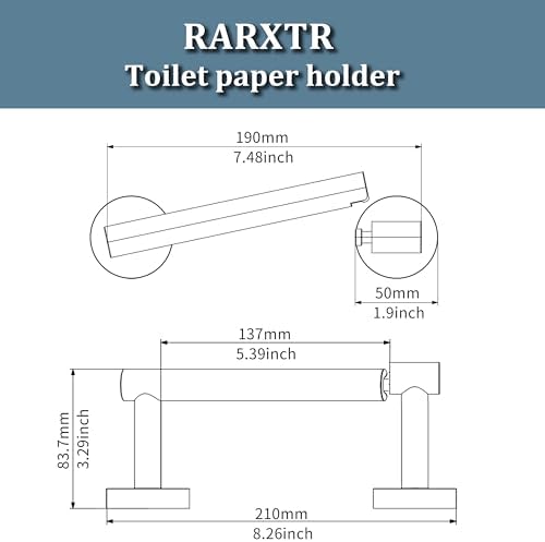 Sturdy Stainless Steel Toilet Paper Holder