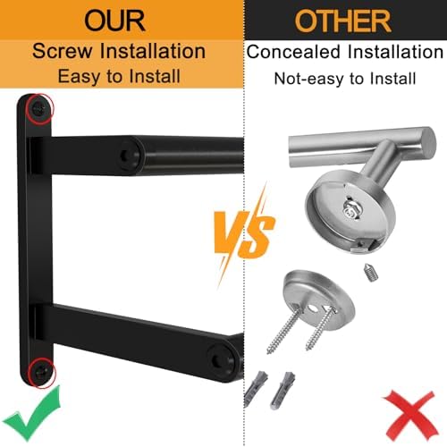JIAPAIDUO Double Towel Bar 24Inch Stainless Steel Bath Towel Holder