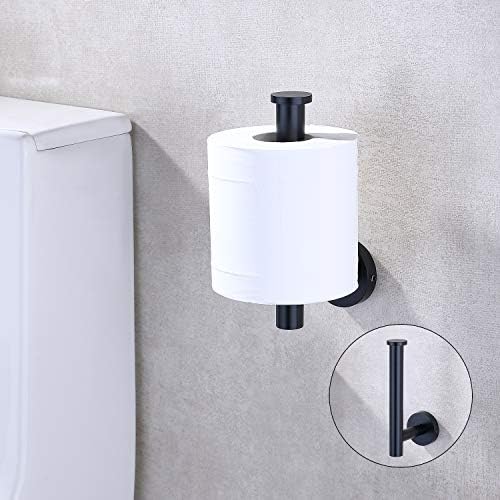 Stainless Steel Matte Black Toilet Paper Holder