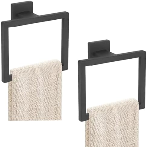 2-Piece Stainless Steel Towel Ring