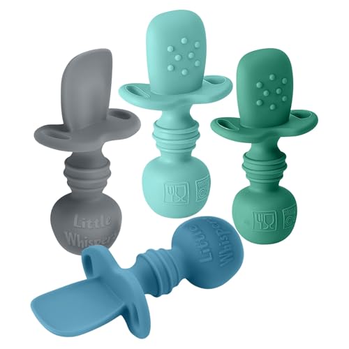 Affordable Kids Silicone Spoons That Self-Feed