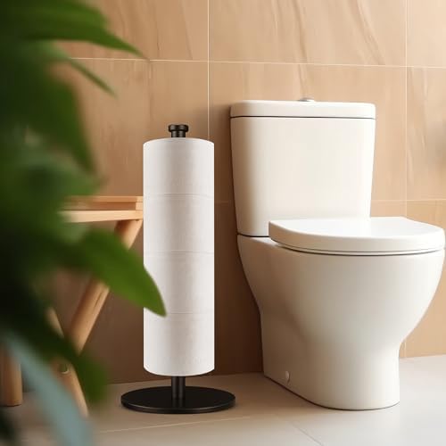HHAOLUDUO Toilet Paper Holder Stand