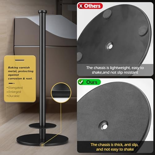 HHAOLUDUO Toilet Paper Holder Stand