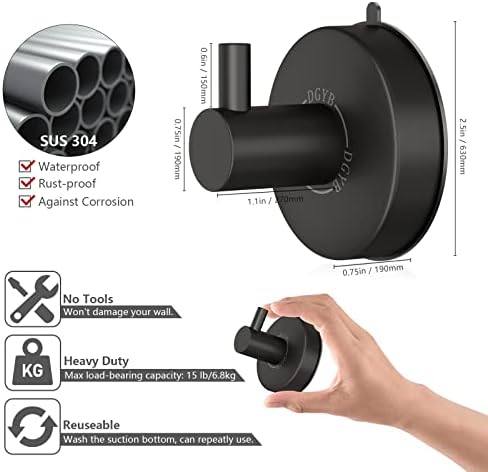 Durable Suction Cup Shower Towels
