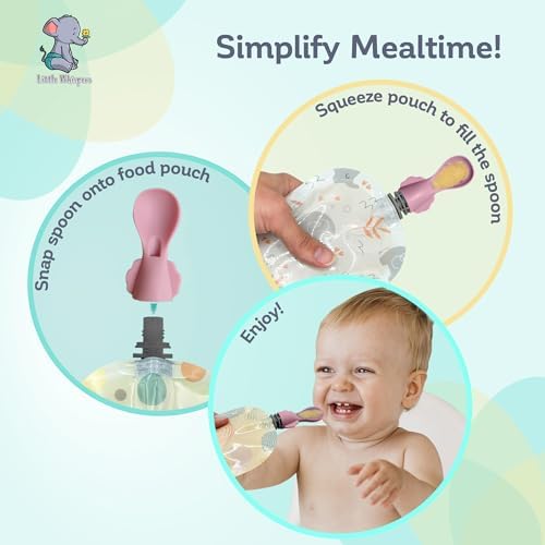Little Whispers Baby Pouch Spoon Attachment - 5 Pack
