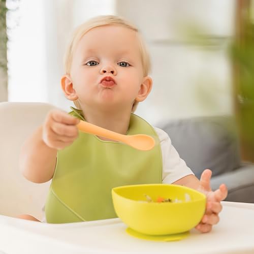 8-Piece Silicone Feeding Spoons HANSGO