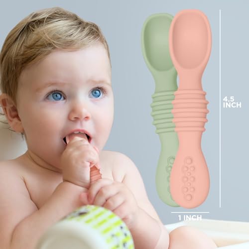 Silicone Baby Spoon Set for Baby Led Weaning