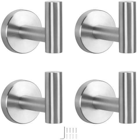 NearMoon Bath Towel Hooks - Stainless Steel Robe Hook