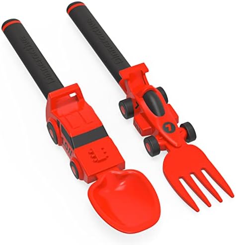 Dinneractive Race Car Utensil Set for Kids