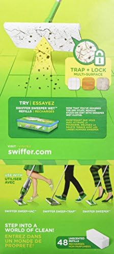 Swiffer Sweeper Dry Sweeping Pad Multi-Surface Unscented 48 Count